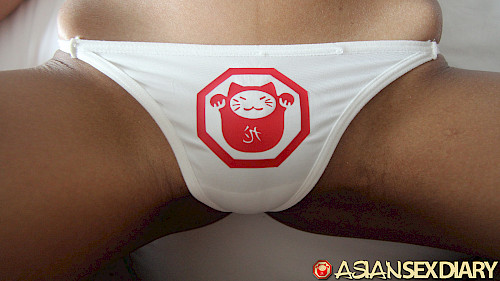 white panties of slim asia girl